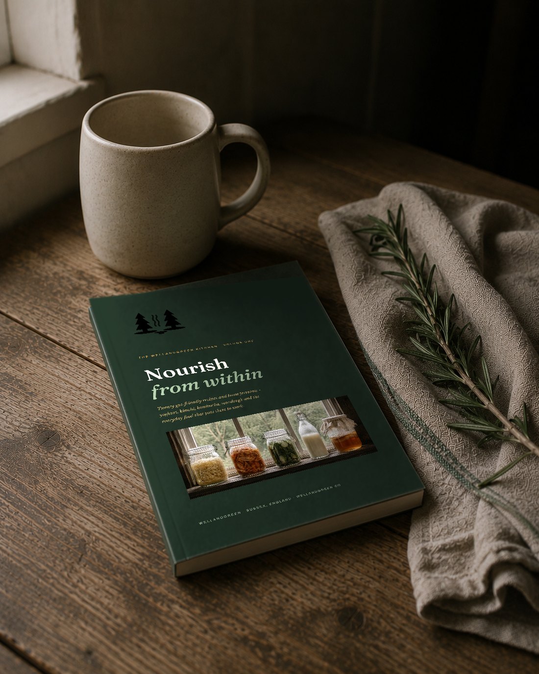 Print book and Wellandgreen mug gift set